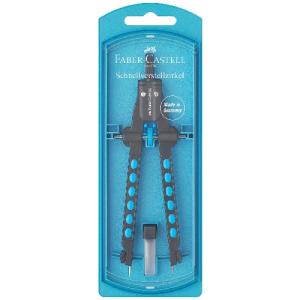 Faber Castell Quick-Set Compass Pearl Blue
