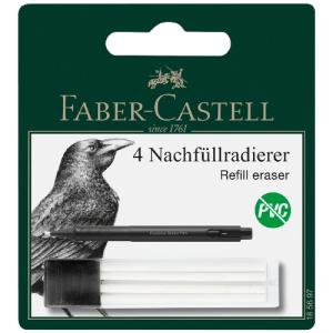 Faber Castell Precision Eraser Pen 4ct Refills