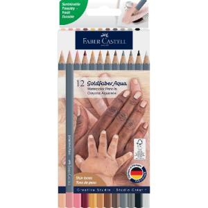 Goldfaber Aqua Watercolor Pencil Set - 12ct Skin Tones  214614
