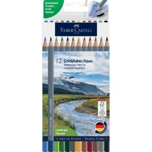 Goldfaber Aqua Watercolor Pencil Set - 12ct Landscape  214616