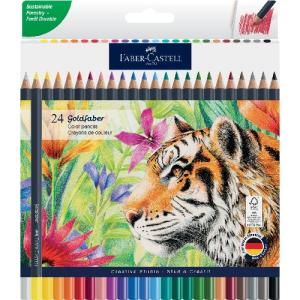 Faber Castell Goldfaber Colored Pencil - 24ct Assorted Colors