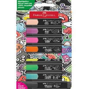 Faber-Castell Graffiti Highlighters- 8ct