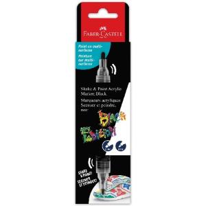 Faber-Castell Black Edition Shake & Paint Markers- Black