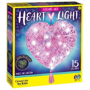 Faber-Castell Creativity for Kids String Art Heart Light Kit