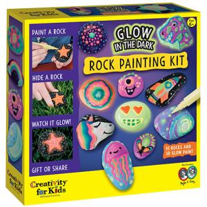 Faber Castell Creativity for Kids Rock Painting Kit- Glow In The Dark