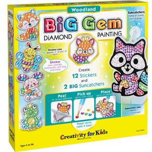 Faber Castell Creativity for Kids Big Gem Diamond Painting- Woodland