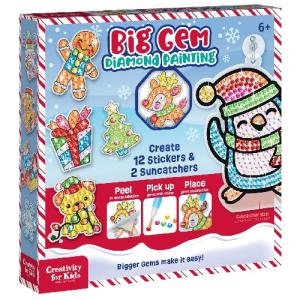 Faber Castell Creativity for Kids Big Gem Diamond Painting- Holiday