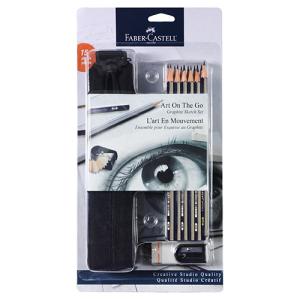 Faber Castell Creative Studio Art On The Go Pencil Bag Set- 12ct