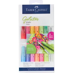 Faber Castell Creative Studio Gelatos- 15ct (Brights)
