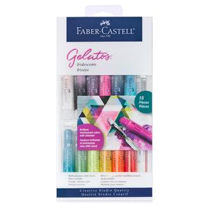 Faber Castell Creative Studio Gelatos- 15ct (Iridescents)
