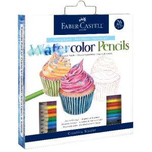 Faber Castell Creative Studio Getting Started Watercolor Pencils Art Set