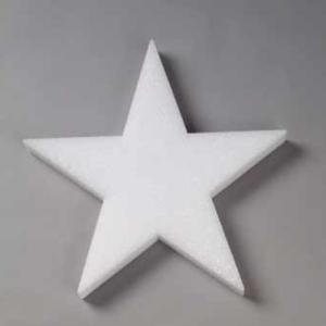 FloraCraft Styrofoam Star 4" x .5" (12 count)