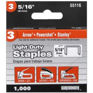 Surebonder #3 Light Duty Staples 5/16" - (1000 Count)