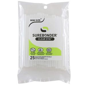 Surebonder Mini Glue Sticks - (25 Pack) Clear Stik