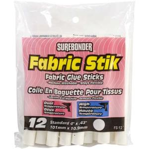 Surebonder Glue Sticks - (12 Pack) Fabric Stik