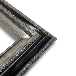 Econo Frame Tuscan Black Silver with Wood Liner - 22" x 28"