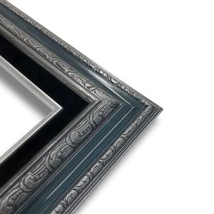 Deluxe Frame Silver Blue with Black Liner – 30″ x 40″ - IN STORE PICK UP ONLY- CAN NOT SHIP-