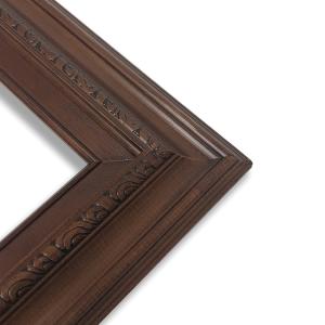 Closeout Econo Frame Walnut Stained with Wood Liner - 4" x 5"
