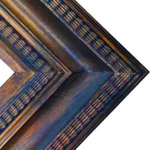 Series 64 Antique Venetian Gold 5 1/2" wide Museum Frame   FRMTP-64AG-16X20