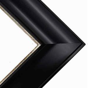 Series 72-398 Black Frame with Silver Lip - 9" x 12"