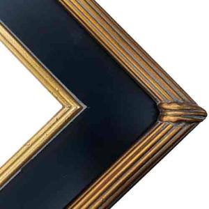 Series M2-BG  Black & Gold Plein Air Frame - 8" x 10"