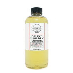 Gamblin Oil Painting Medium - (16.9oz/500ml) Galkyd Slow Dry