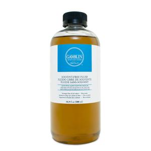 Gamblin Oil Painting Medium - (16.9oz/500ml) Solvent-Free Fluid