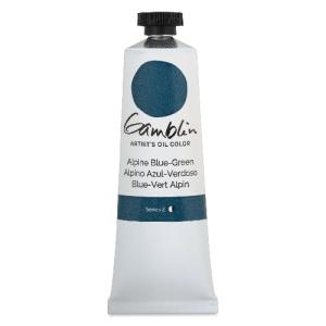 Gamblin Artists Oil Colors  (1.25oz/37ml) Alpine Blue-Green 1026
