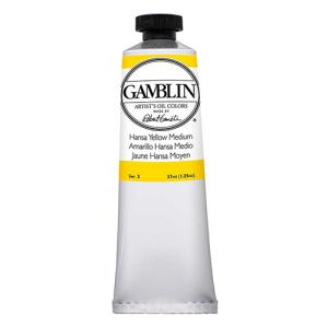 Gamblin Artists Oil Colors  (1.25oz/37ml) Hansa Yellow Medium