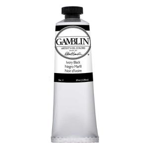 Gamblin Artists Oil Colors  (1.25oz/37ml) Ivory Black