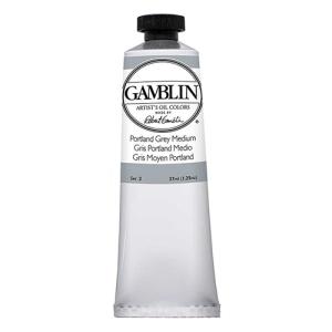 Gamblin Artists Oil Colors  (1.25oz/37ml) Portland Grey Medium