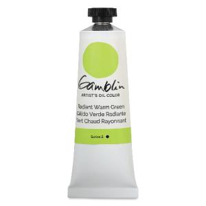 Gamblin Artists Oil Colors  (1.25oz/37ml) Radiant Warm Green  1886