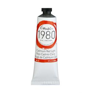 Gamblin 1980 Oil Colors  (1.25oz/37ml) Cadmium Red Light