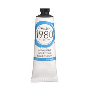 Gamblin 1980 Oil Colors  (1.25oz/37ml) Cerulean Blue