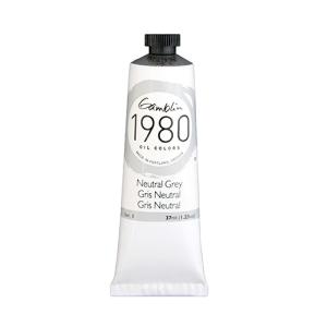 Gamblin 1980 Oil Colors  (1.25oz/37ml) Neutral Grey