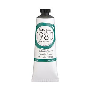 Gamblin 1980 Oil Colors  (1.25oz/37ml) Phthalo Green