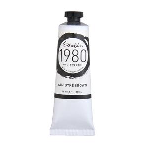 Gamblin 1980 Oil Colors  (1.25oz/37ml) Van Dyke Brown