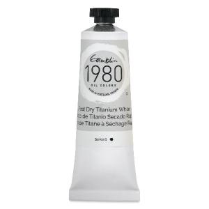 Gamblin 1980 Oil Colors  (1.25oz/37ml) Fast Dry Titanium White  7840
