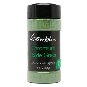 Gamblin Dry Pigment - (4fl oz/47g) Chromium Oxide Green