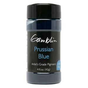 Gamblin Dry Pigment - (4fl oz/47g) Prussian Blue