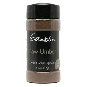 Gamblin Dry Pigment - (4fl oz/47g) Raw Umber