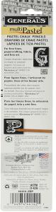 General's 2 White Multi Pastel Pencil Set - (2 Pack)  4414-2BP