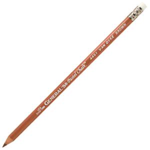 General's Multi Pastel Chalk Pencil - Van Dyke Brown