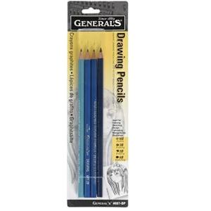 General's Artist Graphite Drawing Pencil Set - 4pk 697-BP