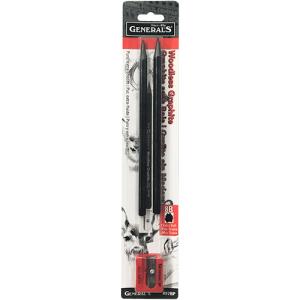 General's Woodless Graphite Pencils Set 8B-2pk