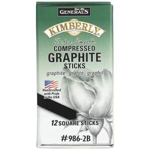 General's Kimberly Compressed Graphite Sticks - (6 Pack) 2B