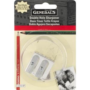General's Double Hole Metal Pencil Sharpener   S-2010-BP