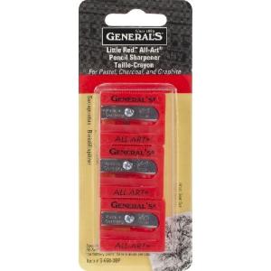 General's Little Red All-Art Pencil Sharpeners 3pk   S-650-3PB