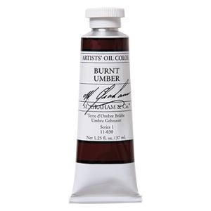 M. Graham & Co. Oil Paint - (1.25oz/37ml) Burnt Umber
