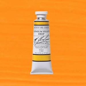 M. Graham & Co. Oil Paint - (1.25oz/37ml) Cadmium Yellow Deep